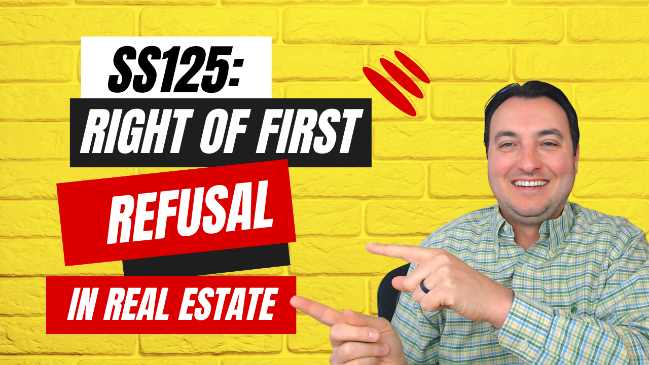 SS125 Right of First Refusal in Real Estate